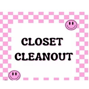 Closet clean out and price drops!
